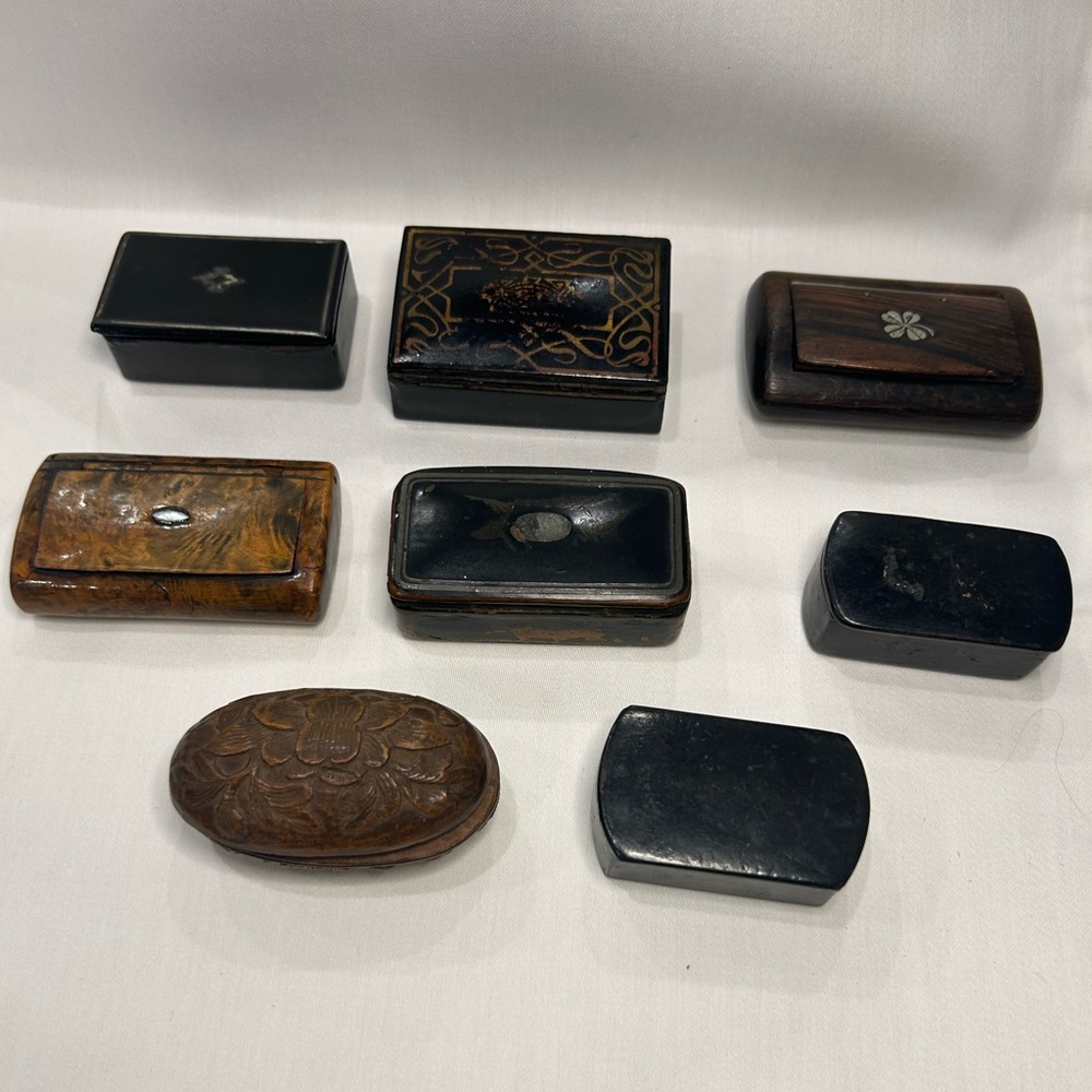 Vintage Snuff Box Collection